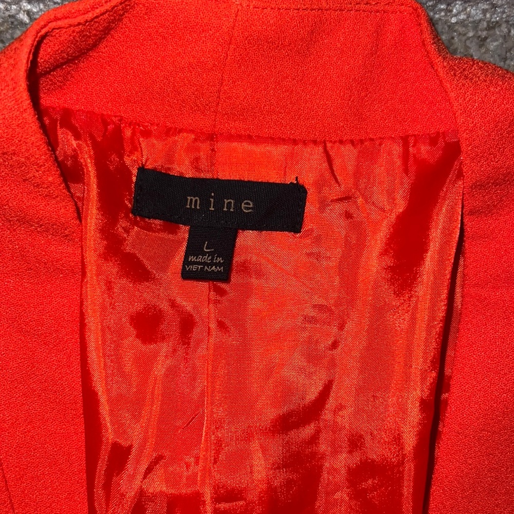 Neon orange blazer - Picture 2 of 3